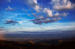 Mountain With The Blue Sky Stock Photo