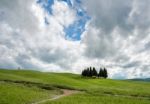 View Of The Scenic Tuscan Countryside Stock Photo