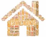 Estate Agents Means Property House And Housing Stock Photo