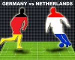 Germany Vs Netherlands Stock Photo