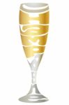 Champagne Glass Stock Photo