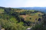 Panoramic View From Castle Stock Photo