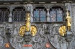 The Basilica Of The Holy Blood In Market Square Bruges West Flan Stock Photo