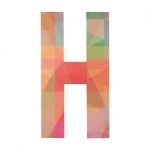 Alphabet H Stock Photo