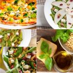 Healthy And Tasty Italian Food Collage Stock Photo