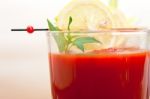 Fresh Tomato Juice Stock Photo