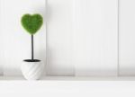 Heart In Vase Stock Photo