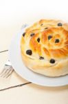 Blueberry Bread Cake Dessert Stock Photo