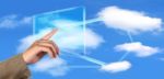 Cloud Computing Technology Concept Stock Photo