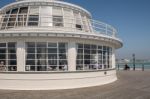 Worthing, West Sussex/uk - April 20 : View Of Worthing Pier In W Stock Photo