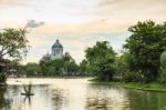 The Ananta Samakhom Throne Hall And Dusit Zoo Stock Photo