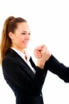 Hand Shaking Business People Stock Photo