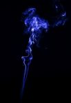 Smoke In Black Background Stock Photo