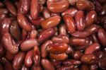 Azuki Beans Or Red Beans In Flat For Texture Background Uses Stock Photo