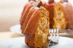 Chestnut Cake Bread Dessert Stock Photo