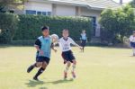 Bangkok, Thailand - Nov 2016: In The Nov 23, 2016. Youth Soccer Match, In Pieamsuwan Elementary School Stock Photo