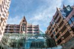 View Of Minster Court In London Stock Photo