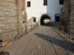 The Eleventh Century Castle On The Volcanic Mountain, Architecture And Elements  Stock Photo