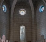 Latrun Church Inside Stock Photo