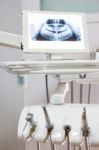 X-ray Teeth For Check Stock Photo