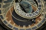 Astronomical Clock At The Old Town City Hall In Prague Stock Photo