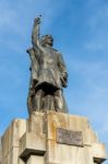 Bistrita, Transylvania/romania - September 17 : Statue Of Andrei Stock Photo