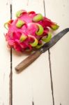 Fresh Dragon Fruit Stock Photo