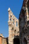 View Of The Arena In Verona Stock Photo