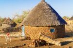 Village In Sudan Stock Photo