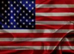 Usa Grunge Waving Flag Stock Photo