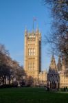 View Of The Houses Of Parliament Stock Photo