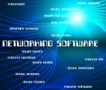 Networking Software Represents Shareware Online And Internet Stock Photo