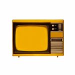 Old Frame Television Stock Photo