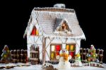 Gingerbread House Stock Photo