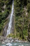 Thunder Creek Falls Stock Photo