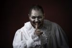 Scary Evil Clown Stock Photo