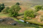 View Of The Countryside Around Malham Cove In The Yorkshire Dale Stock Photo