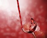 Pouring Red Wine Stock Photo