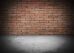 Old Red Brick Wall Background Stock Photo