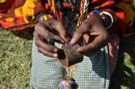 Jewels Of The Tribe Masai Stock Photo