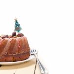 Christmas Cake Stock Photo