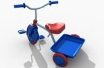 Tricycle Stock Photo