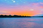 Zambezi River In Zambia Stock Photo