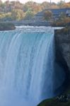 Beautiful Picture With Amazing Niagara Waterfall And Viewpoints Stock Photo