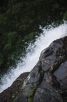 Morans Falls In Tamborine Mountains Stock Photo