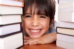 Close-up Of Young School Kid Stock Photo