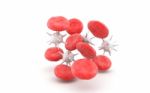 Stream Of Blood Cells Stock Photo