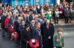 Memorial Service On Remembrance Sunday In East Grinstead Stock Photo