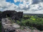 Ancient Ruins At Beeston Castle Stock Photo