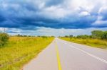 Rural Landscape In Zambia Stock Photo